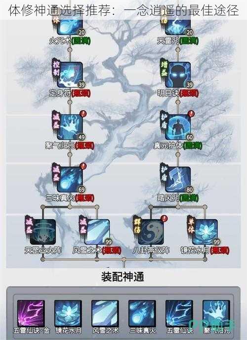 体修神通选择推荐:一念逍遥的最佳途径