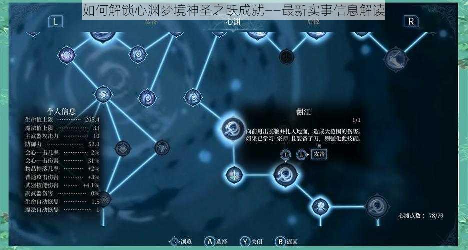 如何解锁心渊梦境神圣之跃成就——最新实事信息解读