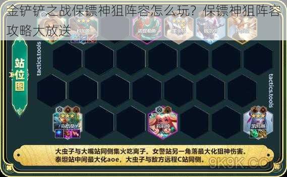 金铲铲之战保镖神狙阵容怎么玩?保镖神狙阵容攻略大放送